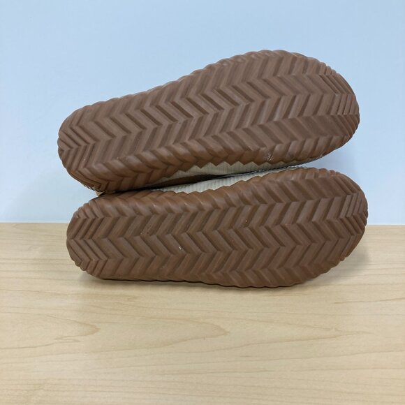 Sorel Out 'n About Suede Duck Boots Women's 7 .5, Tan Black Lace Up Waterproof - Picture 5 of 8